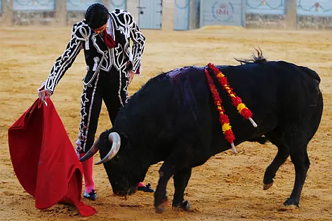 Pablo Aguado en una de las ediciones de la goyesca de Ronda